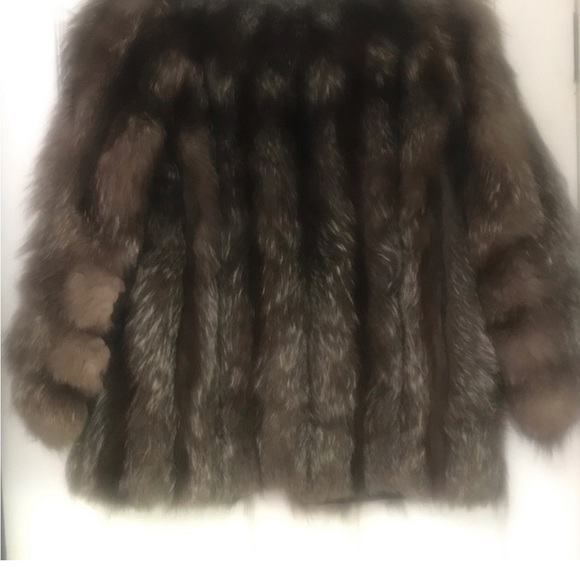 Vintage Genuine Sable Fox Fur Jacket - Mid Waist Size:Medium/(4-6) - Picture 15 of 17